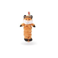 Coolpet Fox Bungee Dog Toy 18" – Interactive Tug & Stretch Dog Toy Plush fox toy on a white background