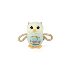 Coolpet Owl with Rope Limbs Dog Toy