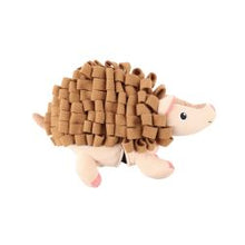 Coolpet Hedgehog Snuffle Mat for Dogs – Interactive Treat & Enrichment Toy - Plush toy hedgehog on a white background