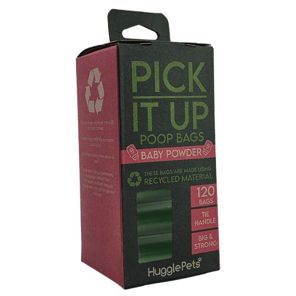 Hugglepets Pick It Up Baby Powder Dog Poop Bags (120 bags)