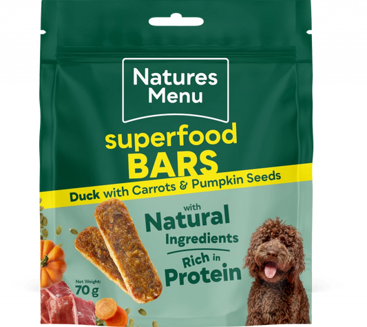 Country Hunter Superfood Bars Duck 70g. Dog Treats