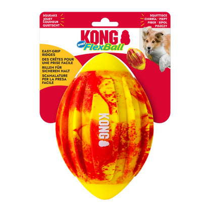 KONG Flexball Sport Football Md EU - Dog Toy