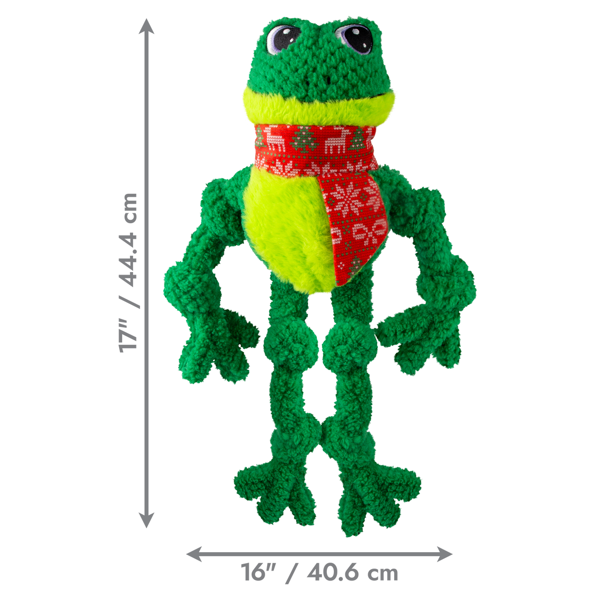 KONG Holiday Knots Frog Lg/XL Dog Toy