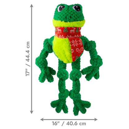 KONG Holiday Knots Frog Lg/XL Dog Toy