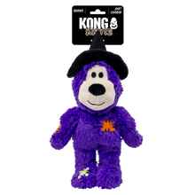 KONG Halloween Wild Knots Witch Bear. Dog Toy Purple Md/Lg