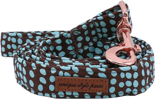 CLEARANCE - Unique Style Paws Mint Dot Dog Lead M