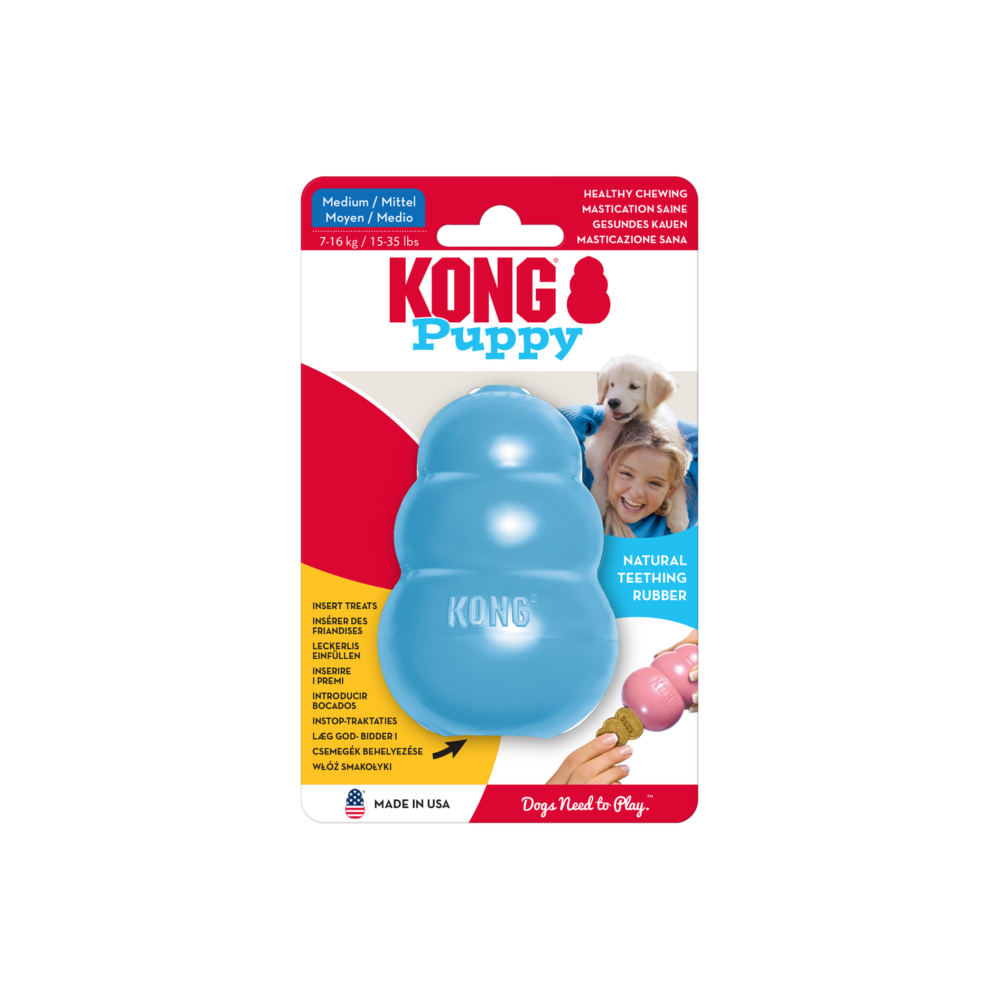 KONG Puppy Dog Toy – Medium