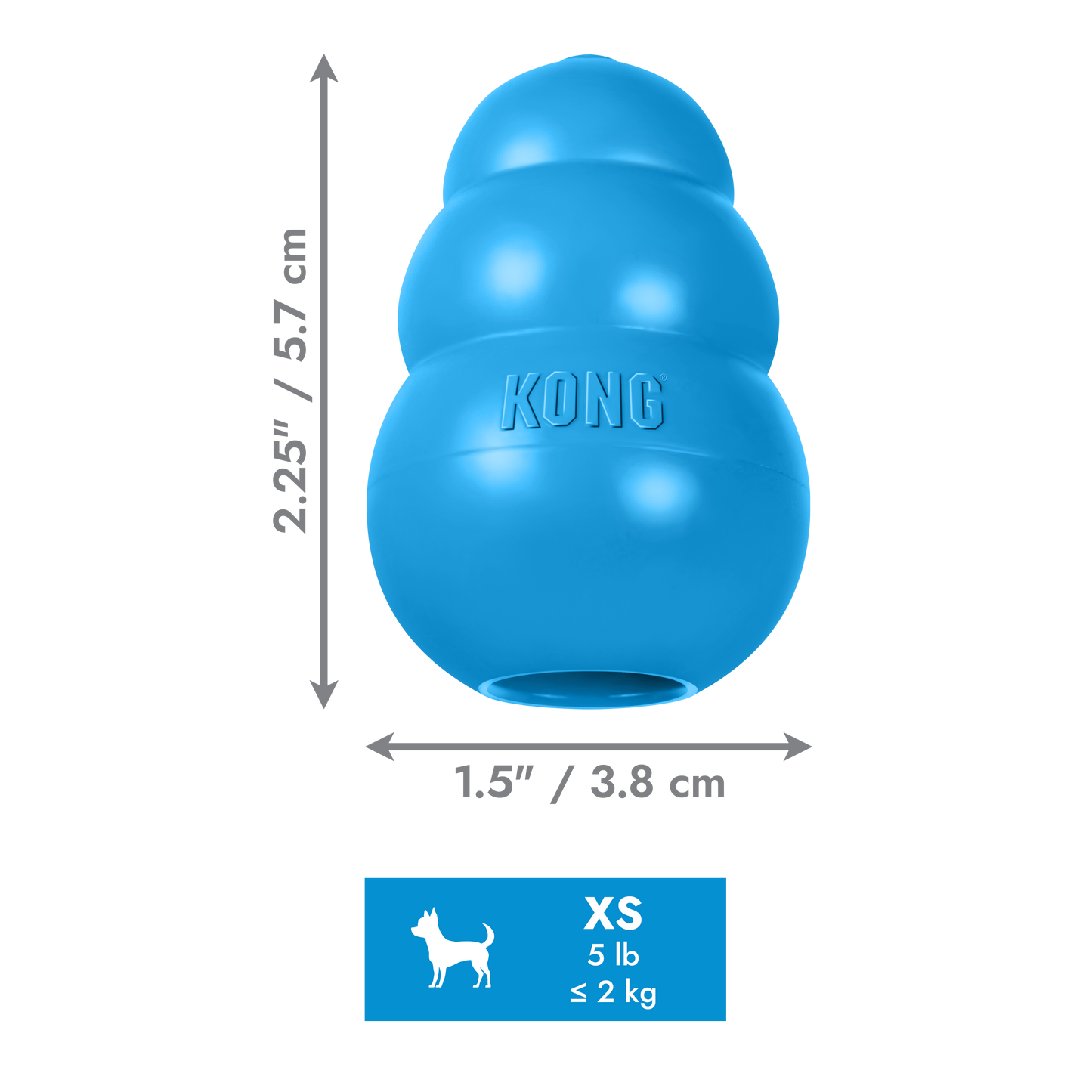 KONG Puppy Dog Toy – Extra Small