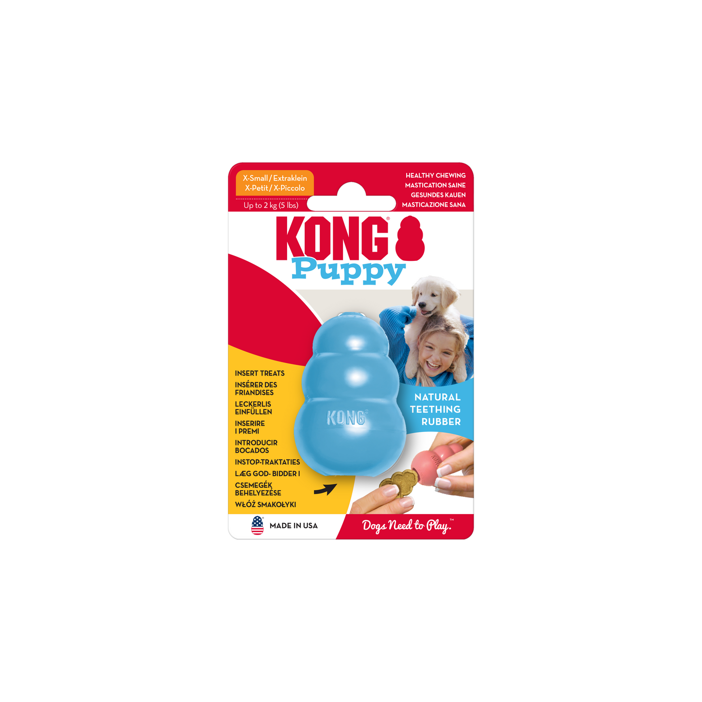 KONG Puppy Dog Toy – Extra Small