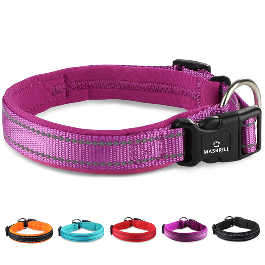 Masbrill Dog Collar large Purple