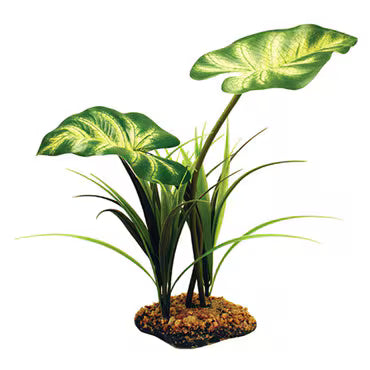 Komodo Broadleaf Canopy 26cm. (10") Artificial Reptile Plant