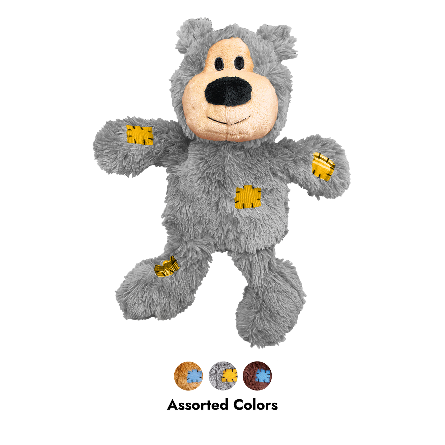 KONG Wild Knots Bear Dog Toy – Assorted – XS