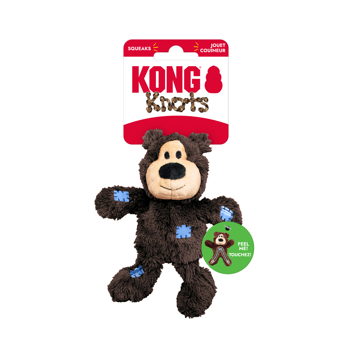 KONG Wild Knots Bear Jumbo Dog Toy – Assorted – XL