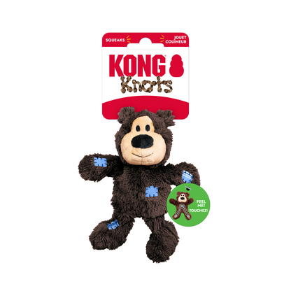 KONG Wild Knots Bear Jumbo Dog Toy – Assorted – XL