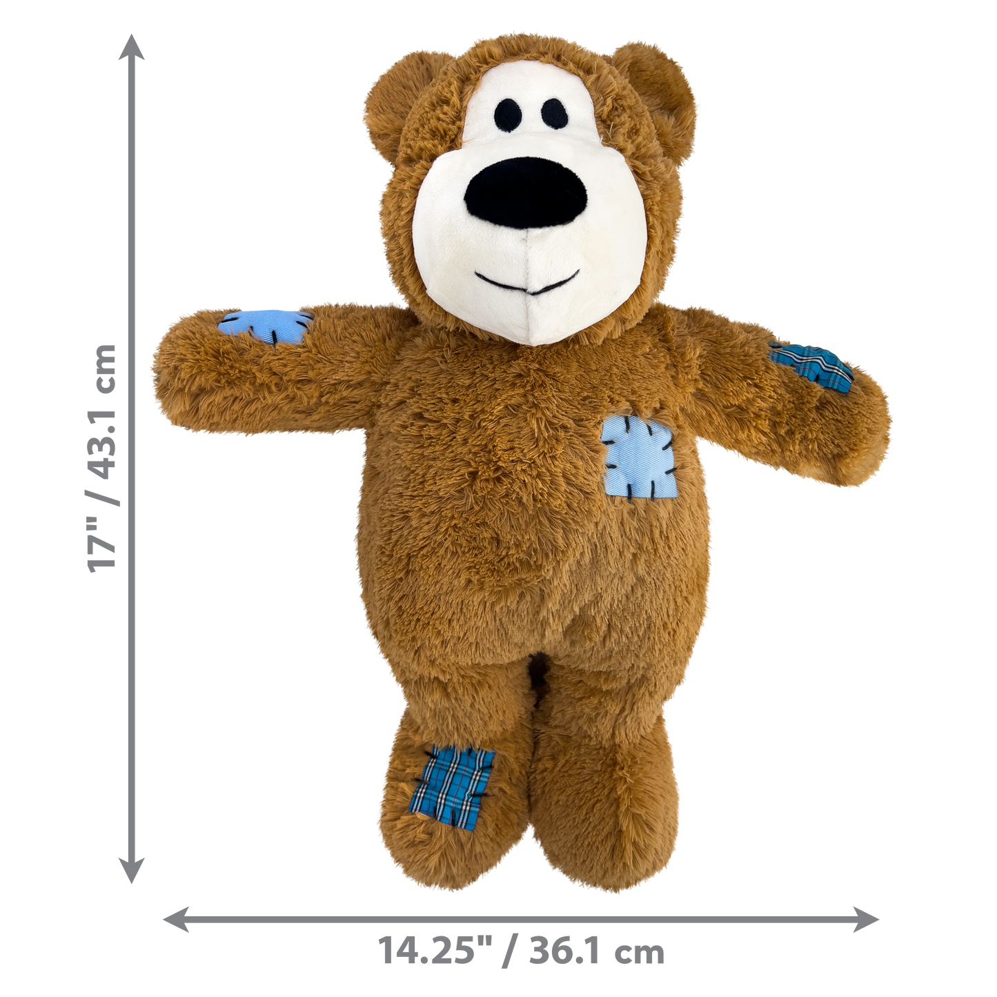 KONG Wild Knots Bear Jumbo Dog Toy – Assorted – XL