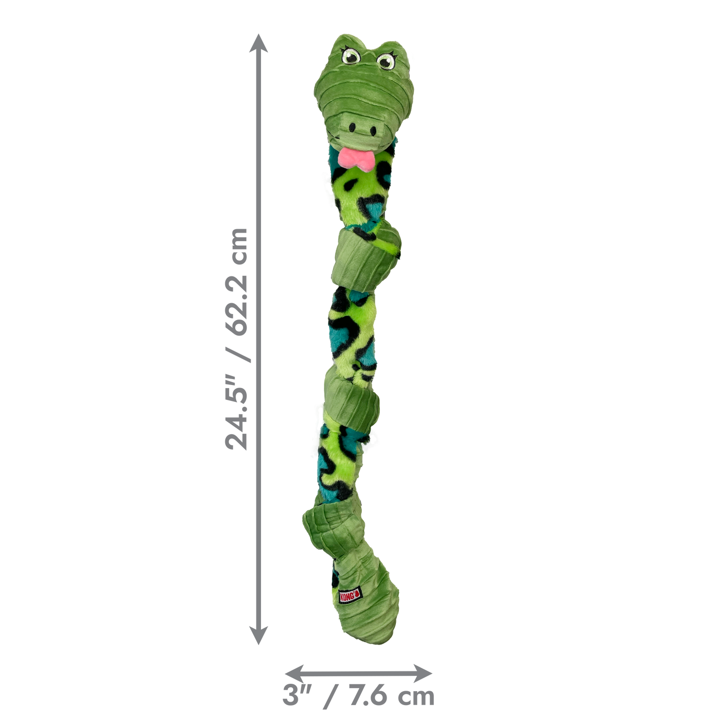 KONG Knots Snake Dog Toy – Assorted – Medium/Large