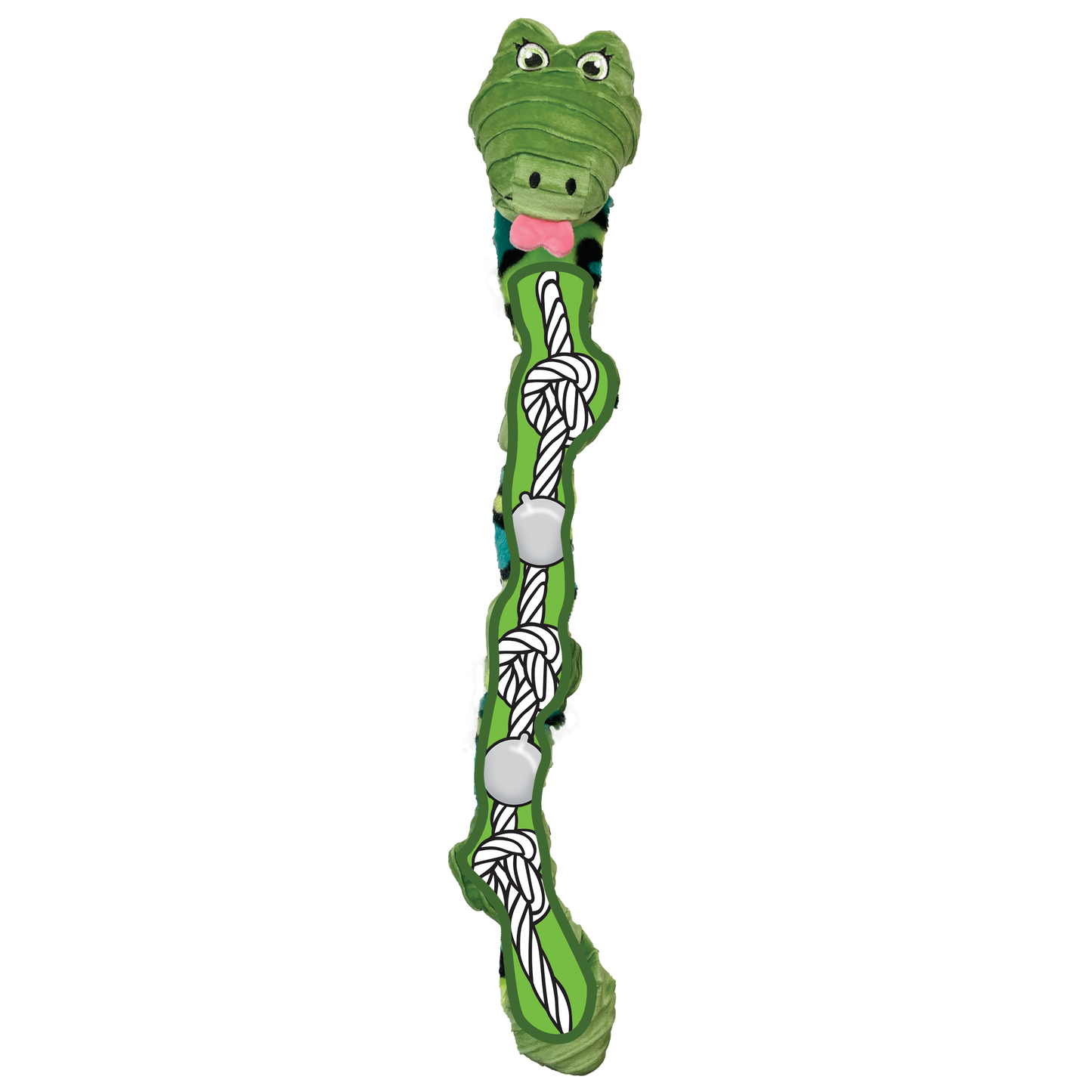 KONG Knots Snake Dog Toy – Assorted – Medium/Large