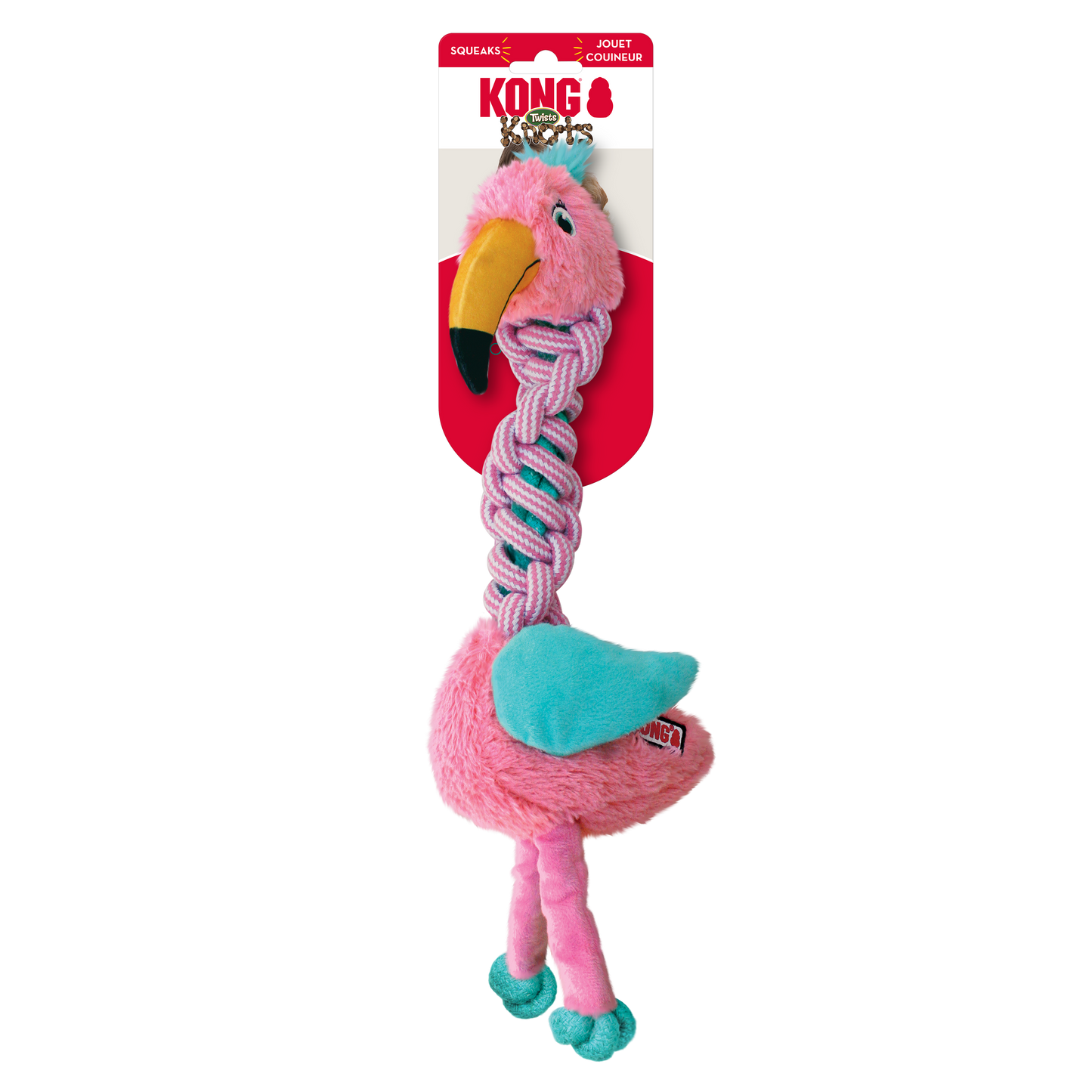 KONG Knots Twists Dog Toy – Assorted – Medium/Large