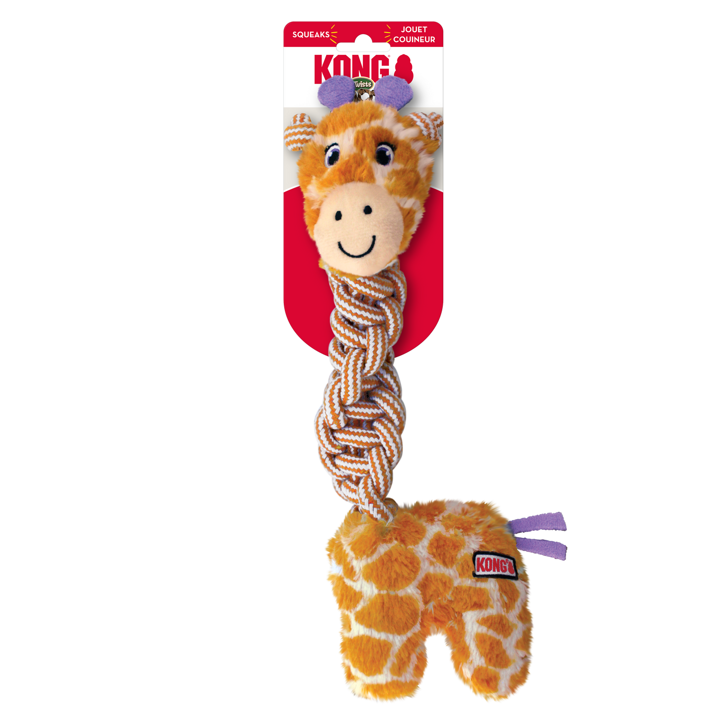 KONG Knots Twists Dog Toy – Assorted – Medium/Large