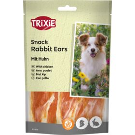 Trixie Rabbit Ears with Chicken Dog Treats – High Meat Natural Dog Chews