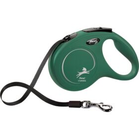 Flexi Classic Dog Lead, various Olive Green