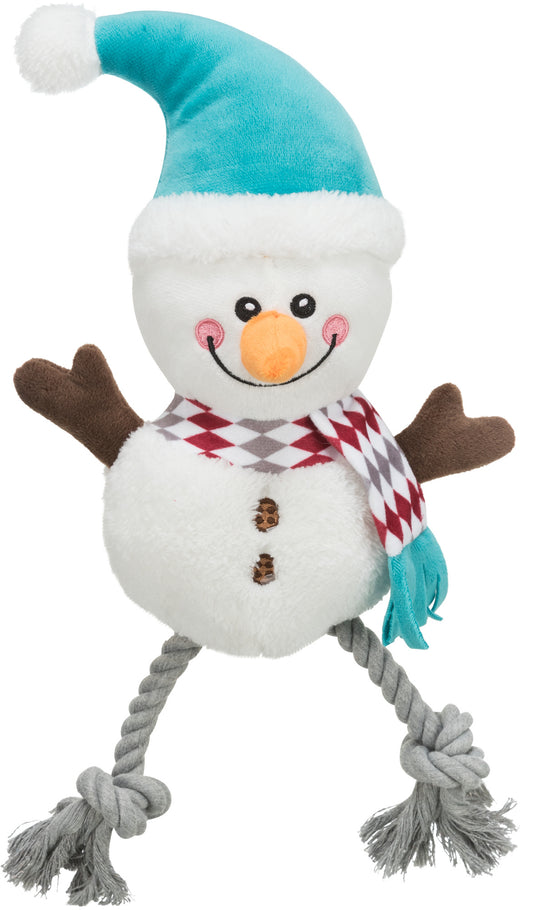 Trixie Christmas Snowman Dog Toy 41cm. polyester/cotton with sound