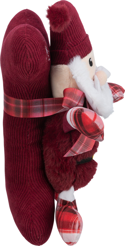 Trixie Christmas Gift Set Bone & Santa Dog Toys 30cm.