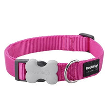 Red Dingo Dog Collar in Hot Pink M