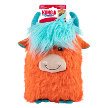 KONG Comfort Jumbo Highland Cow Dog Toy – Assorted – XL