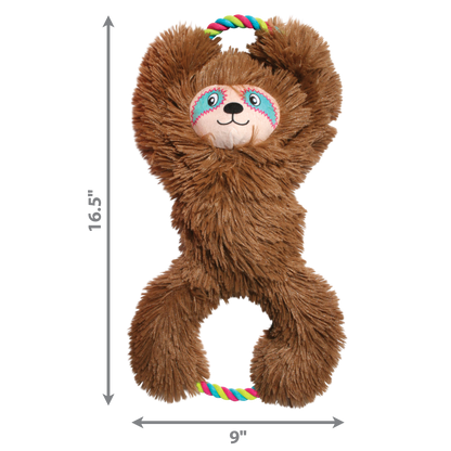 KONG Tuggz Sloth Dog Toy – XL