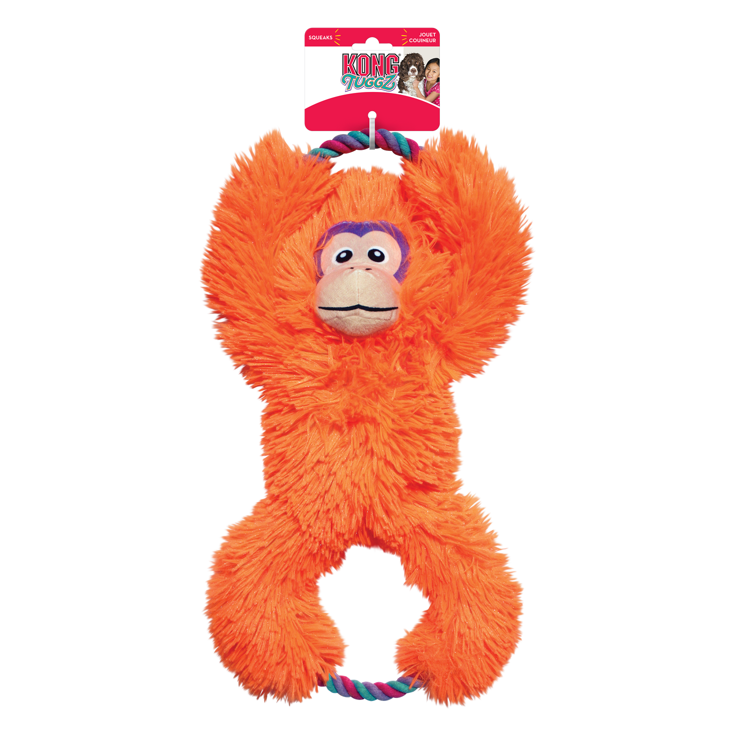 KONG Tuggz Monkey Dog Toy – XL