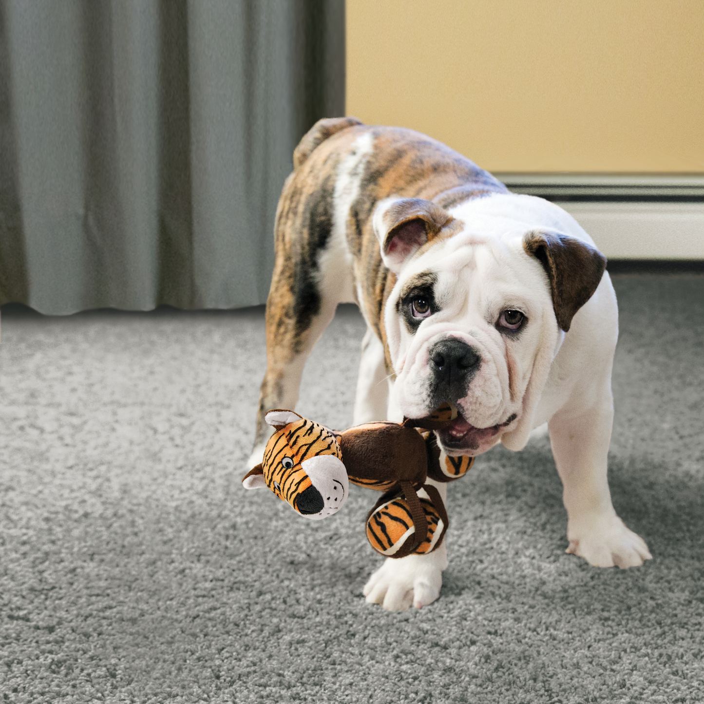 KONG TenniShoes Giraffe Dog Toy - Small