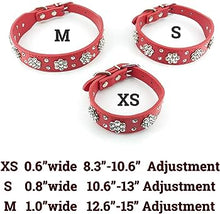 CLEARANCE - Decorative Rhinestone Dog Collar S Blue
