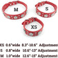 CLEARANCE - Decorative Rhinestone Dog Collar S Black