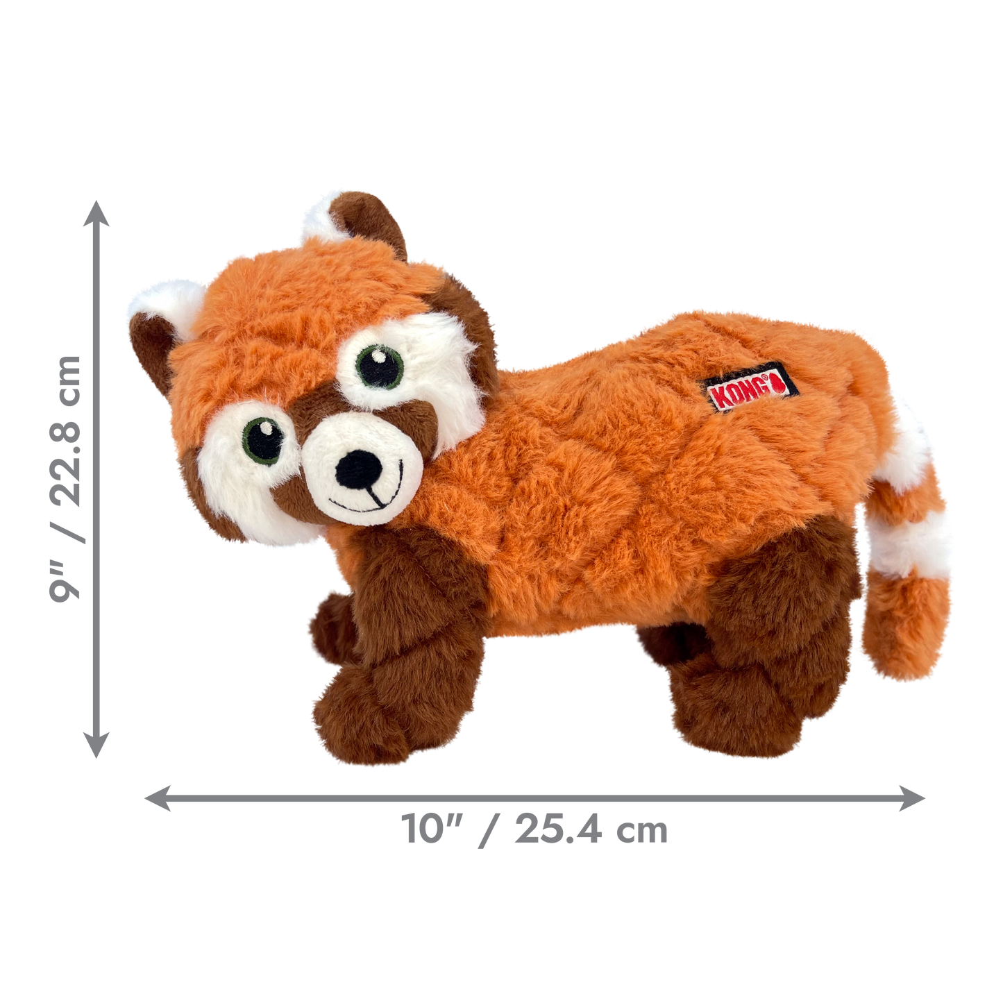 KONG Scampers Red Panda Dog Toy – Medium