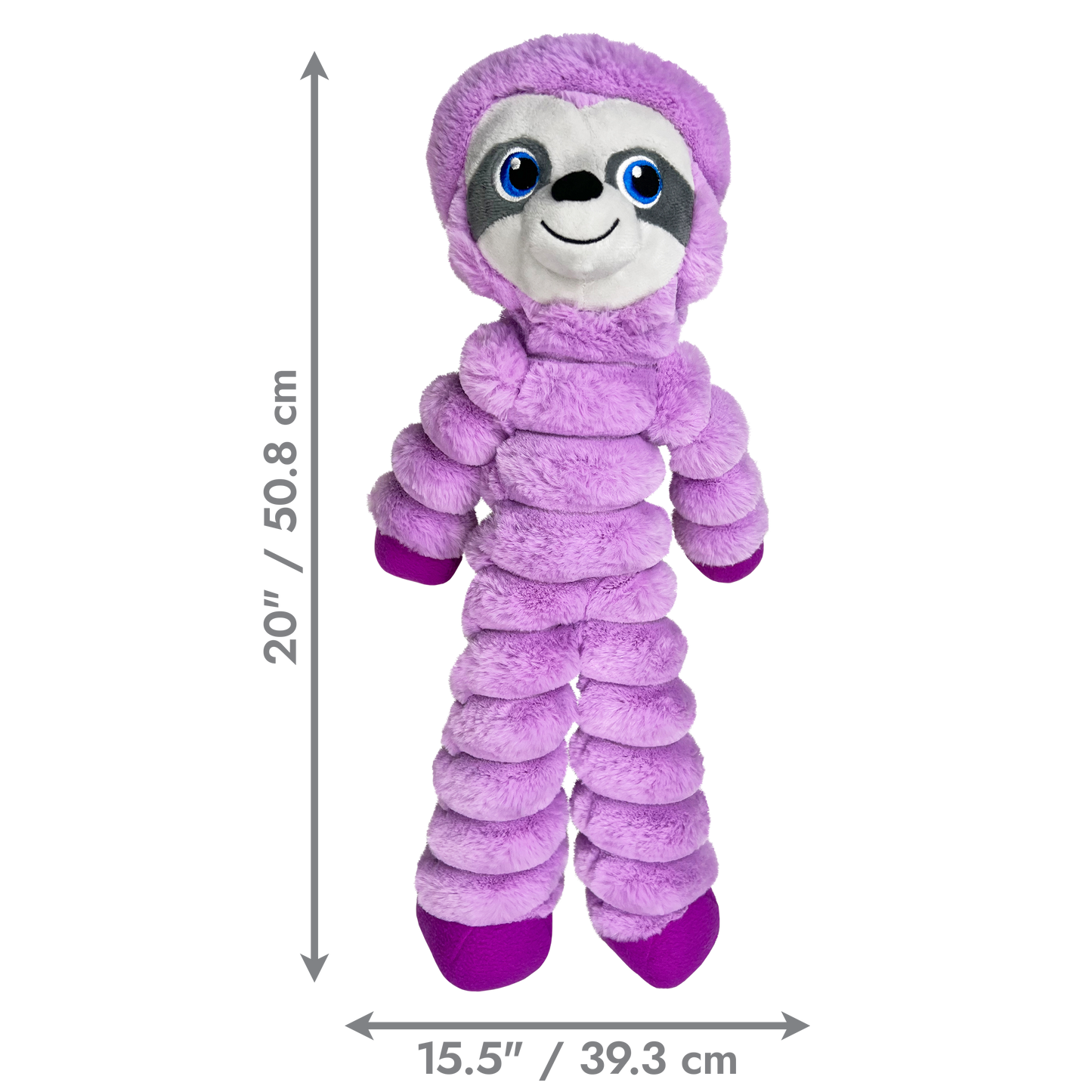 KONG Shakers™ Crumples Sloth Dog Toy – XL