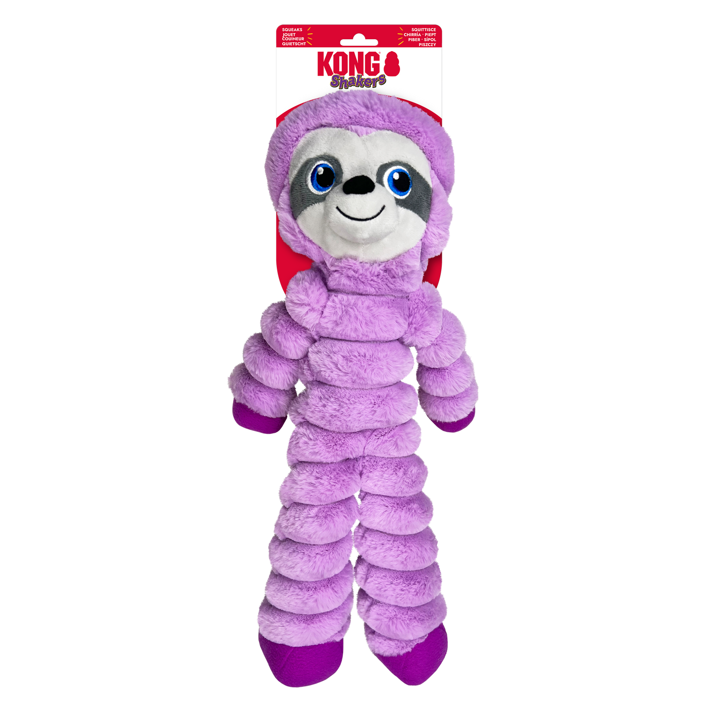 KONG Shakers™ Crumples Sloth Dog Toy – XL