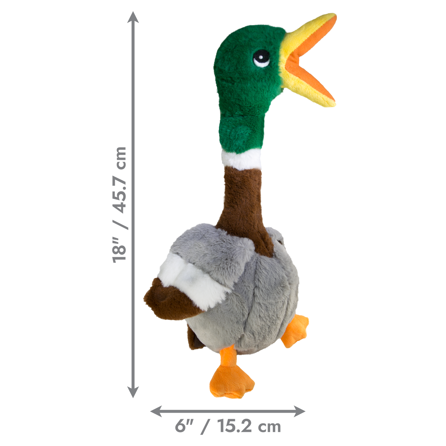 KONG Shakers Honkers Duck Dog Toy – Large