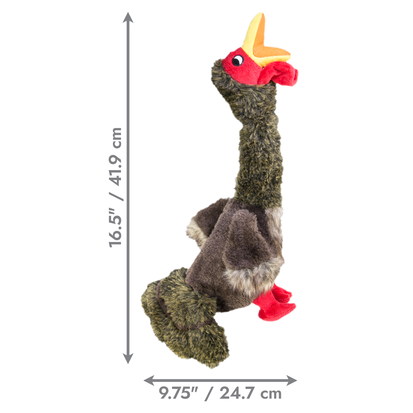 KONG Shakers Honkers Turkey Dog Toy – Large