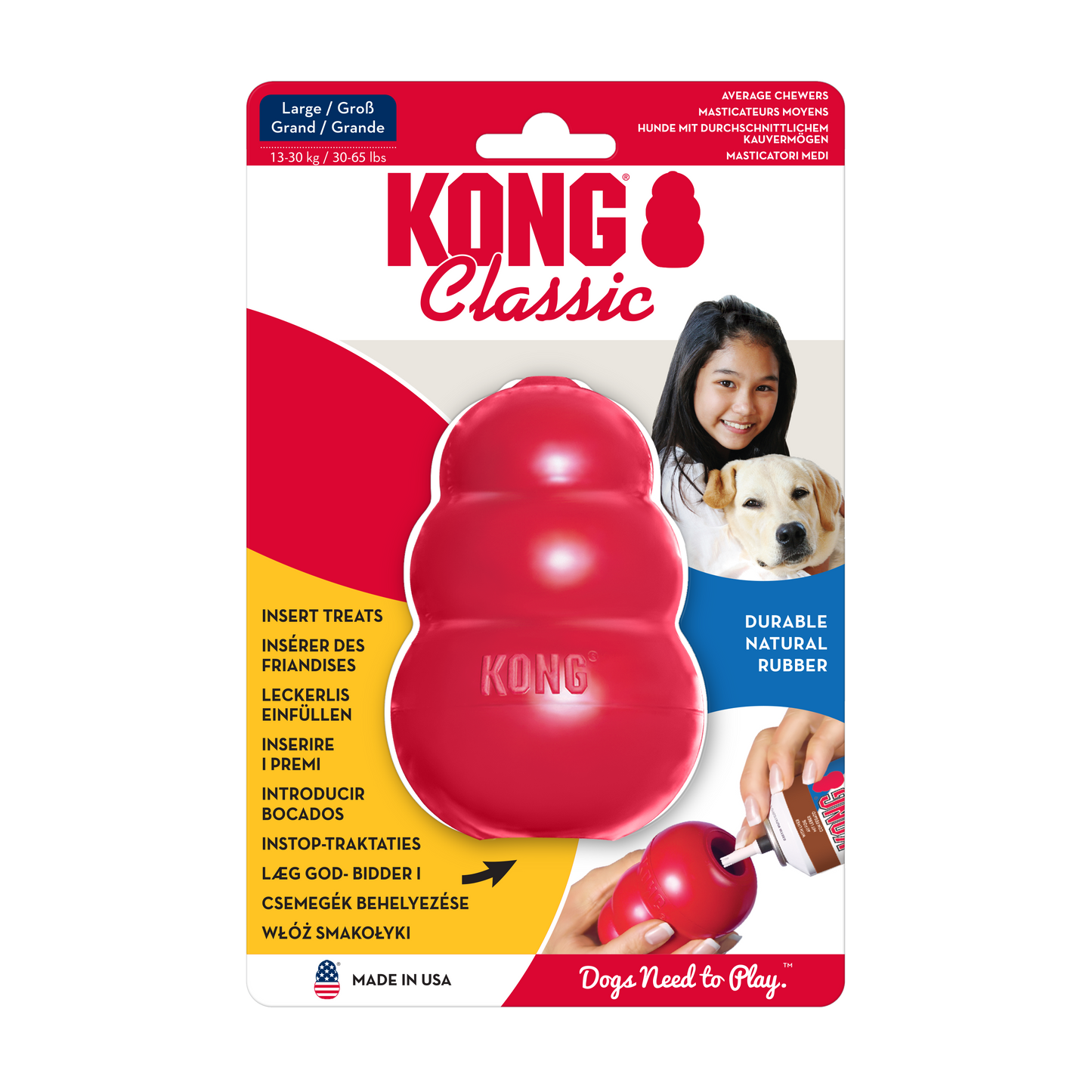 KONG Classic Dog Toy – Large