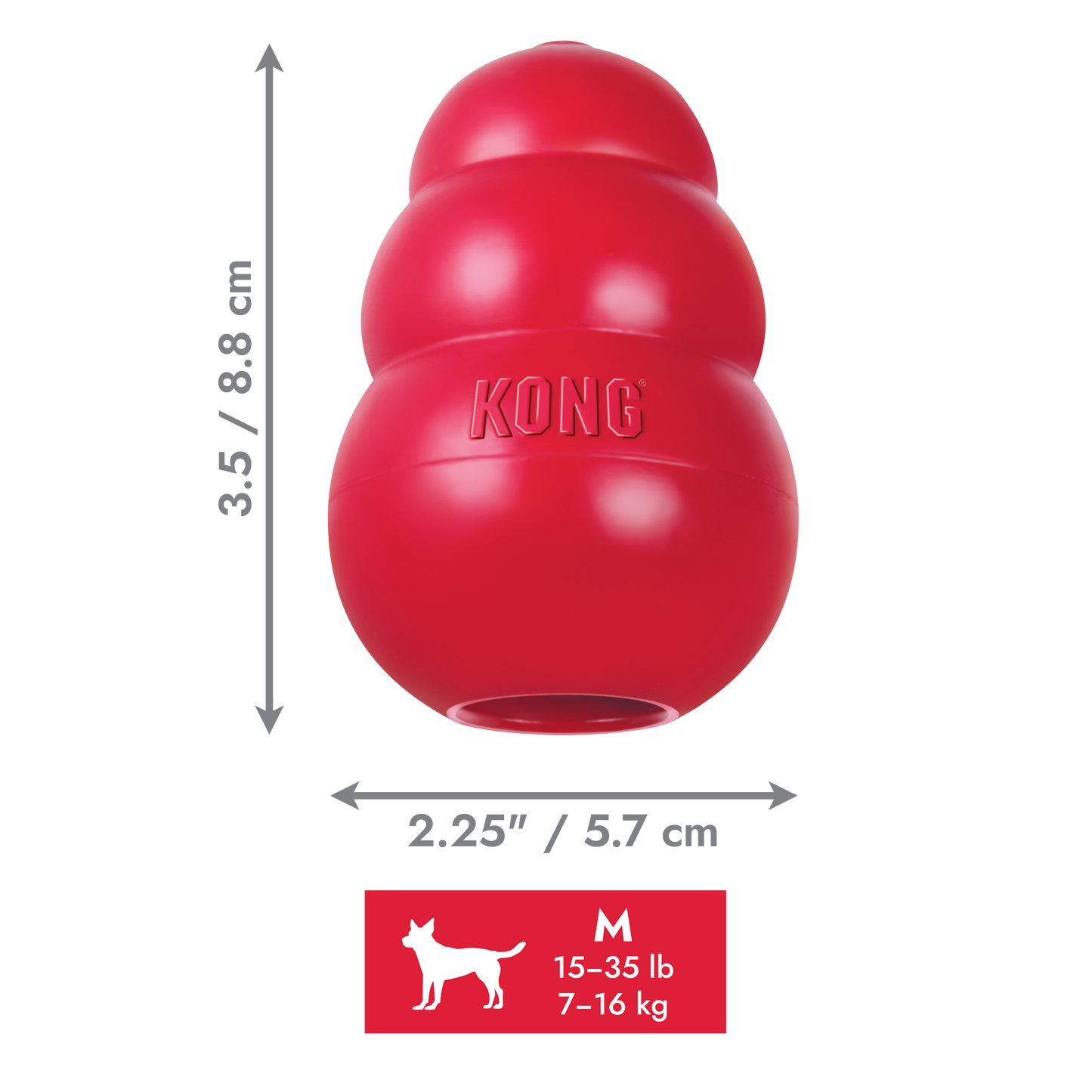 KONG Classic Dog Toy – Medium