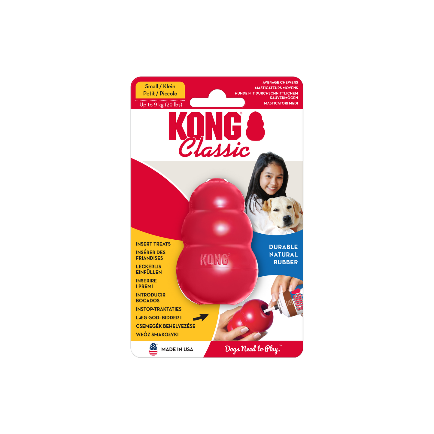 KONG Classic Dog Toy – Small