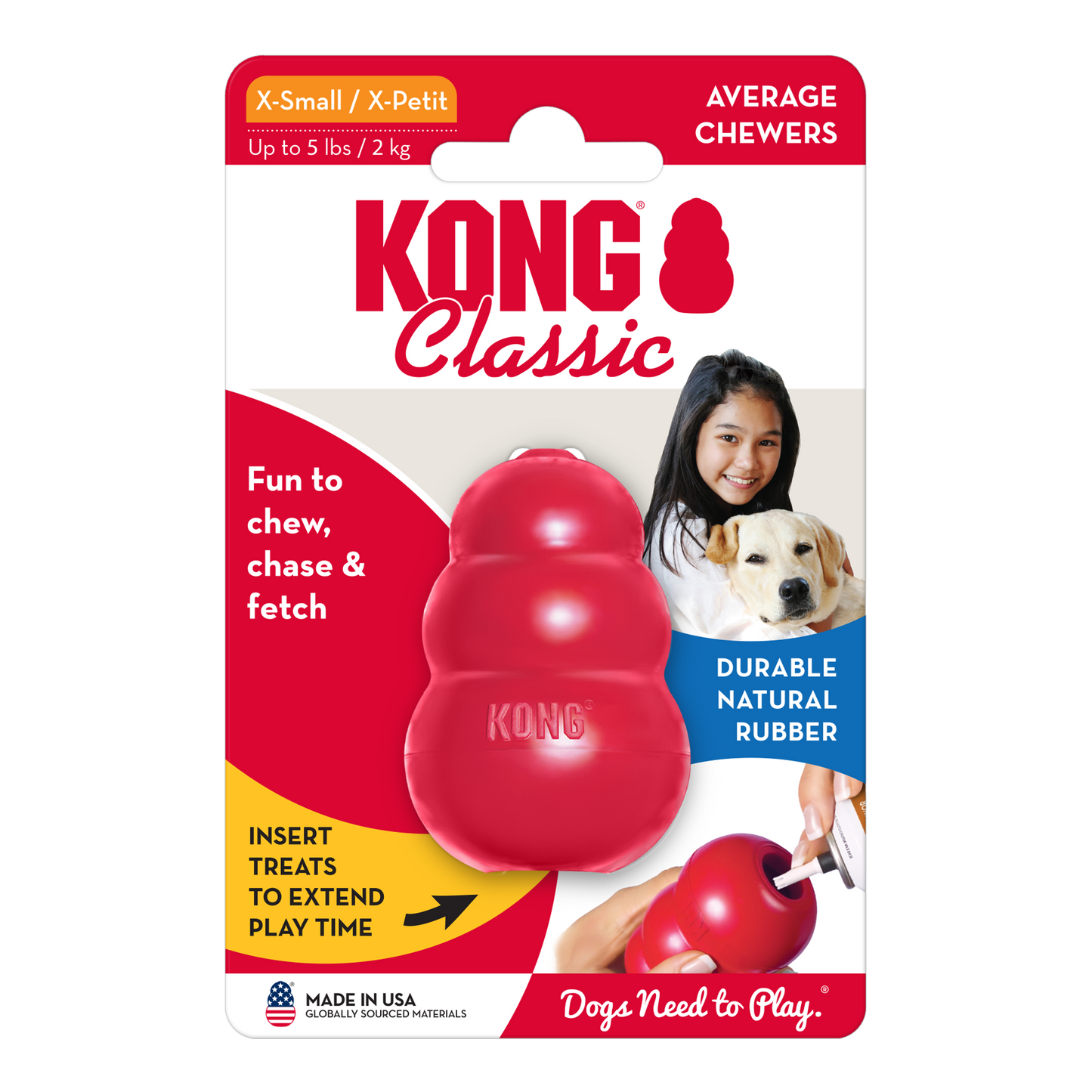 KONG Classic Dog Toy – XS
