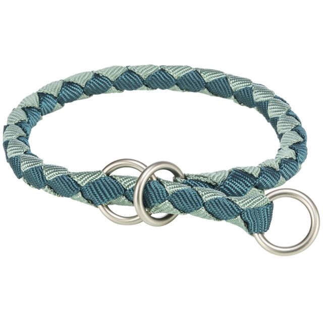 Trixie Cavo Semi-Choke Dog Collar L-XL 52-60cm/18mm petrol/sage