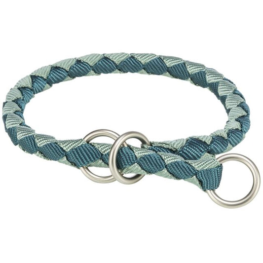 Trixie Cavo Semi-Choke Dog Collar L 47-55cm/18mm petrol/sage