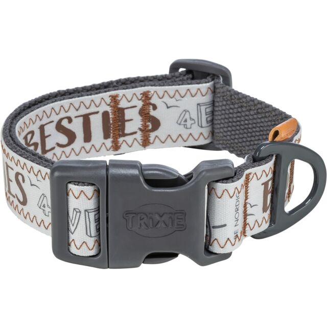 Trixie Be NORDIC Extra Wide Dog Collar XS-S Grey