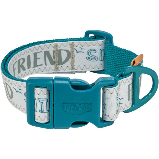 Trixie Be NORDIC Extra Wide Dog Collar XS-S Petrol