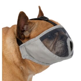 Trixie Dog Muzzle for Short Nosed Breeds S-short 23cm. head strap