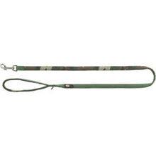 Trixie Premium Dog Lead, Neoprene Padded, XS-S 1.20m/15mm. camouflage/forest green