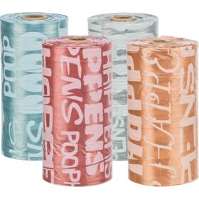 Trixie Dog Poop Bags 8 Rolls Of 20, assorted